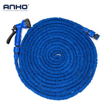 

ANHO 7 in 1 Spray Gun 75FT Garden Hose Magic Latex Tube Expandable Flexible Water Retractable Tube Plastic Hose for Car Tool Set
