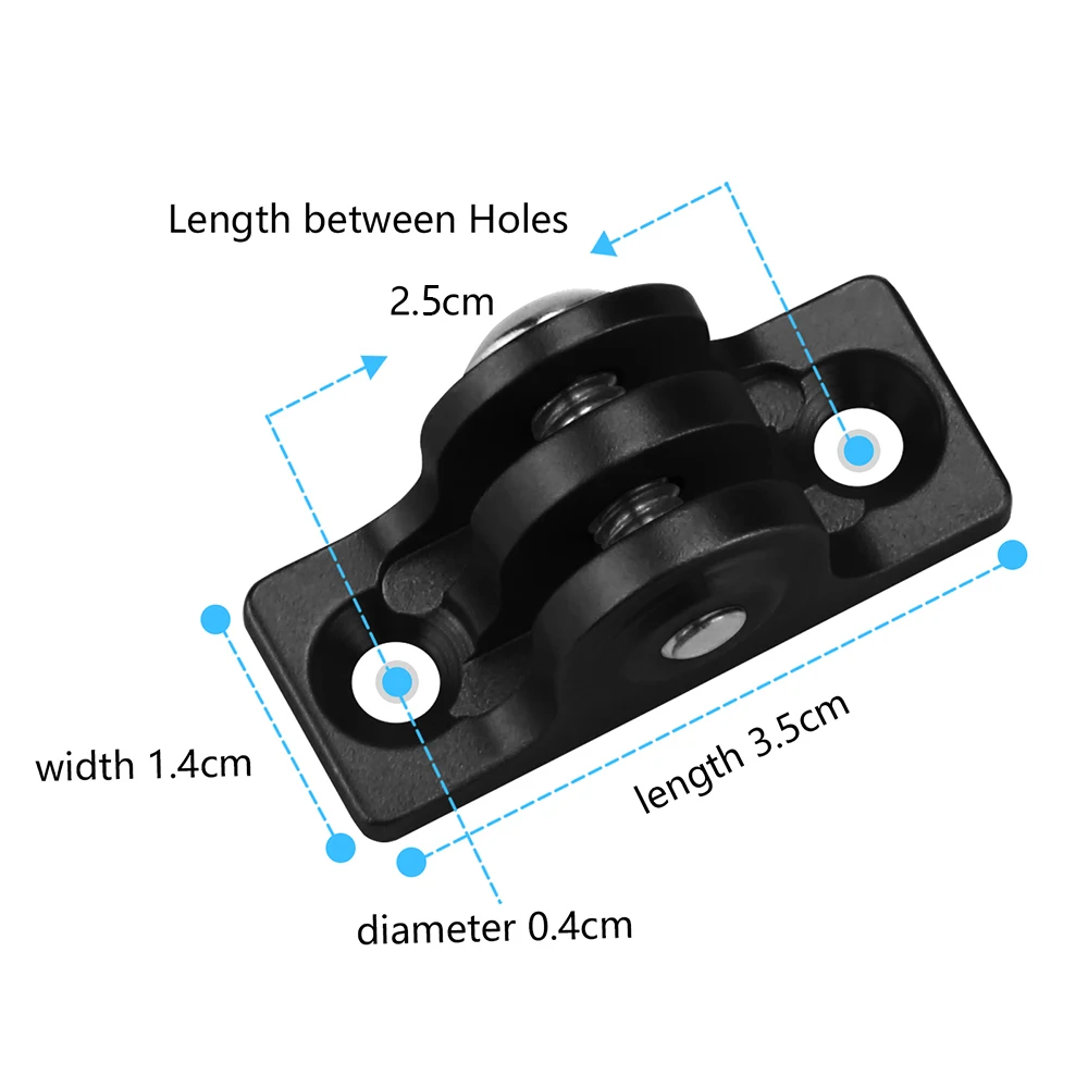 Крепление адаптера из алюминиевого сплава для GoPro Hero 8 5 7 Black Xiaomi Yi 4K Sjcam Sj4000 Eken H9 H9r Go Pro Hero 7 5 Аксессуары