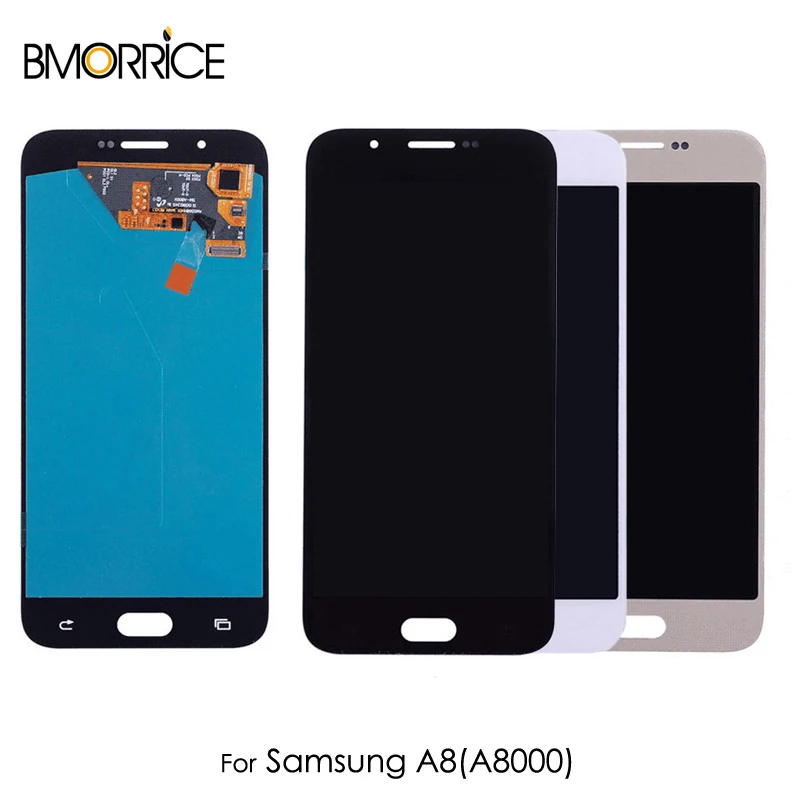 

AMOLED For Samsung Galaxy A8 A8000 LCD Display Touch Screen Digitizer OEM Super OLED Assembly Replacement