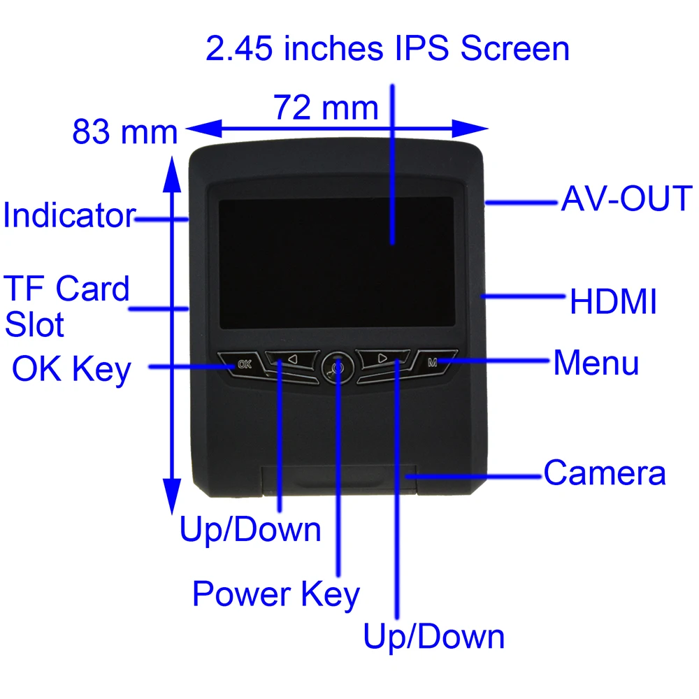 JOOYFACT A8 4K Ultra HD OBD Автомобильный видеорегистратор DVR рекордер камера Регистратор