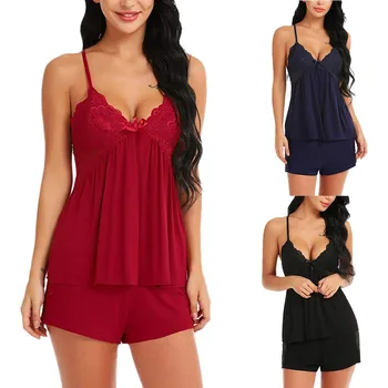 

Fashion Women Sexy Lace Lingerie Nightwear Underwear Robe Babydoll Sleepwear Pizama Damska Pijama Mujer Invierno Women Sleepwear