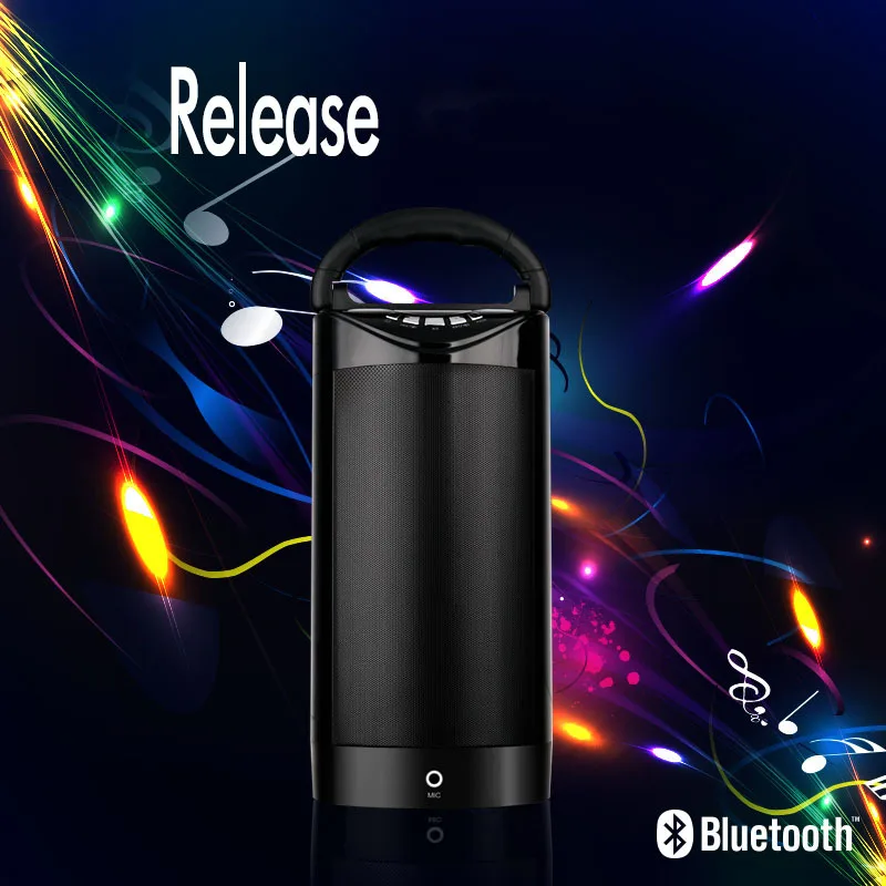 Imeaning автомобиля аудио беспроводная связь Bluetooth портативный бас сабвуфер