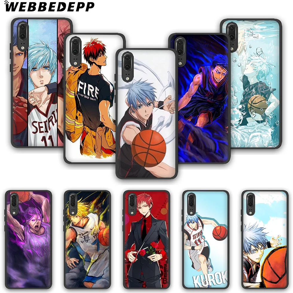 WEBBEDEPP Kuroko's Basketball TPU Phone Case for Huawei P10 P20 P30 Lite Pro Y6 Y7 prime 2018 Y9 2019 |