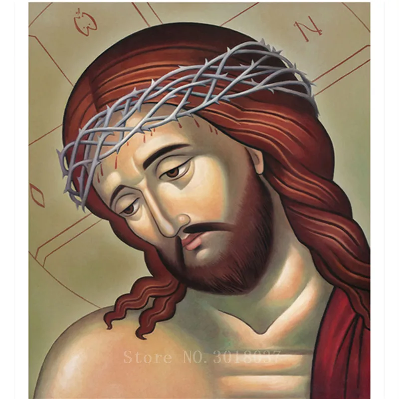 

Diamant Diy 5D Diamond Painting Cross Stitch Sad Priest Needlework 3D Diamond Embroidery Full Diamond Decorative Sticker Kits
