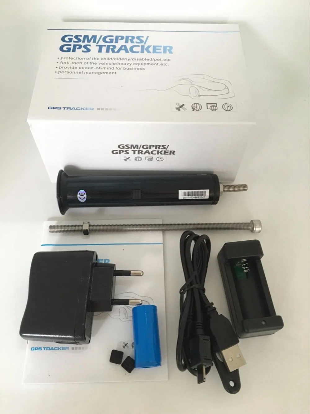 with retail box TK305 Bicycle gps tracker GPS/GSM/GPRS Quad Band Real time Google Map tracker