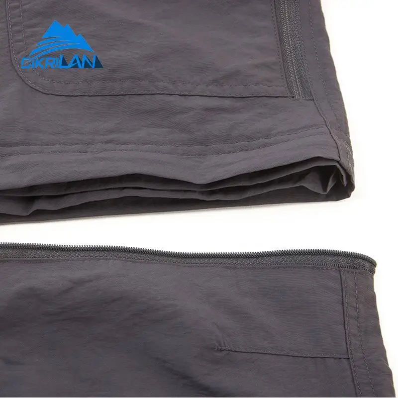 Los hombres al aire libre de secado rápido protector solar senderismo verano transpirable Camping pantalones cortos extraíbles Trekking caza de pesca Pantalones Los hombres al aire libre de secado rápido protector solar senderismo verano transpirable Camping pantalones cortos extraíbles Trekking caza de pesca Pantalones
