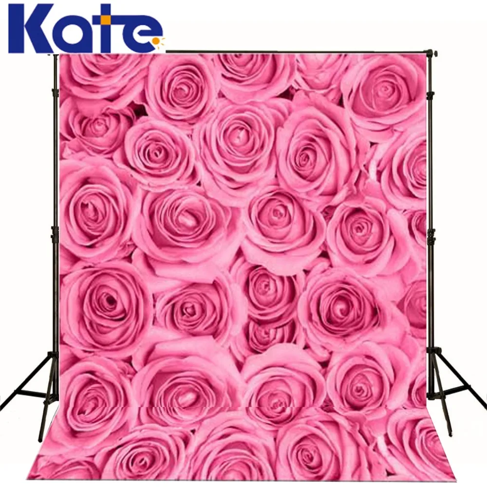 

Kate Digital Printing Photo Studio Backdrop Retro Pink Rose Flowers For Newborn Child Photography Background