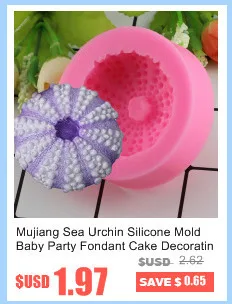 Mujiang Moule En Silicone D Oursin De Mer Pour Bebe Outils De Decoration De Gateau Fondant Moules A Chocolat A Bonbons A Gomme A Savon En Resine D Argile Aliexpress