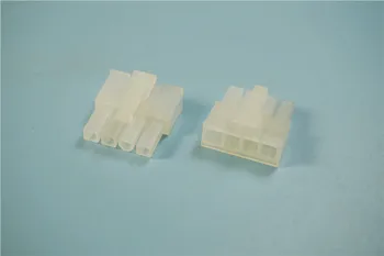 

100pcs 5557 Mini-Fit Jr. Receptacle Housing 4 Pin Single Row 4 Circuits Power connector Shell Female Socket Latch Lock