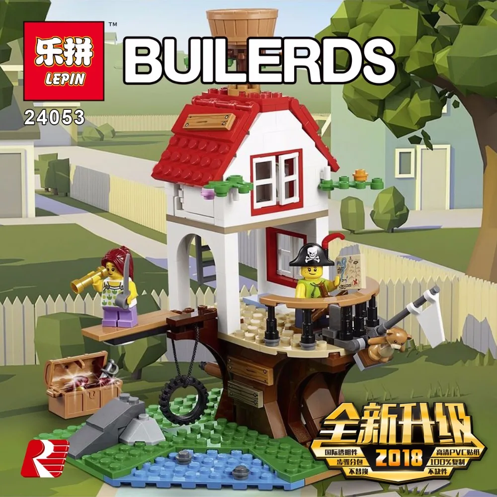 

2018 Lepin 24053 Funny Toys as LegoINGys 31078 Tree House Treasure Set Building Blocks Bricks Kids Model Toys for Birthday Gifts