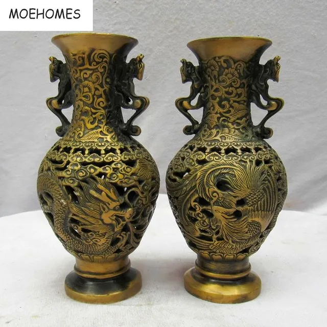MOEHOMES+pair of Free shipping Chinese Vintage Handwork Brass ... MOEHOMES+pair of Free shipping Chinese Vintage Handwork Brass ...