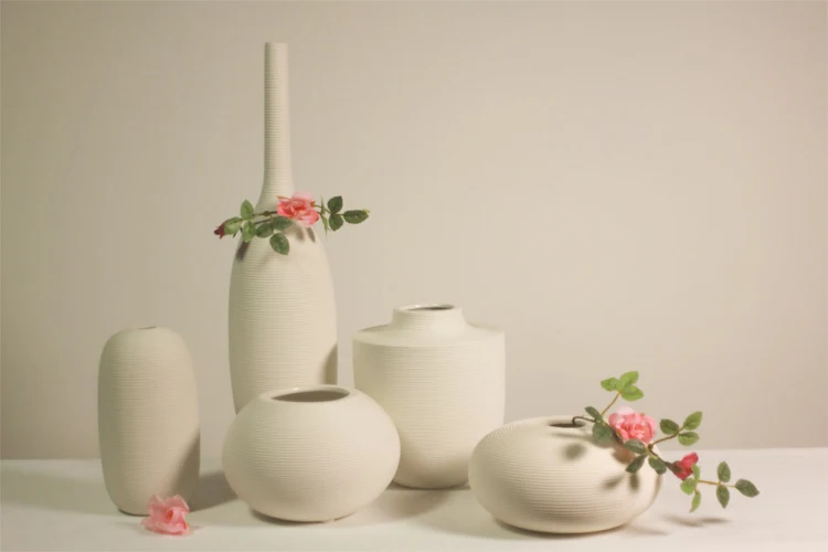 European Creative Ikea Ceramic Vases Three Piece Suit Study Of