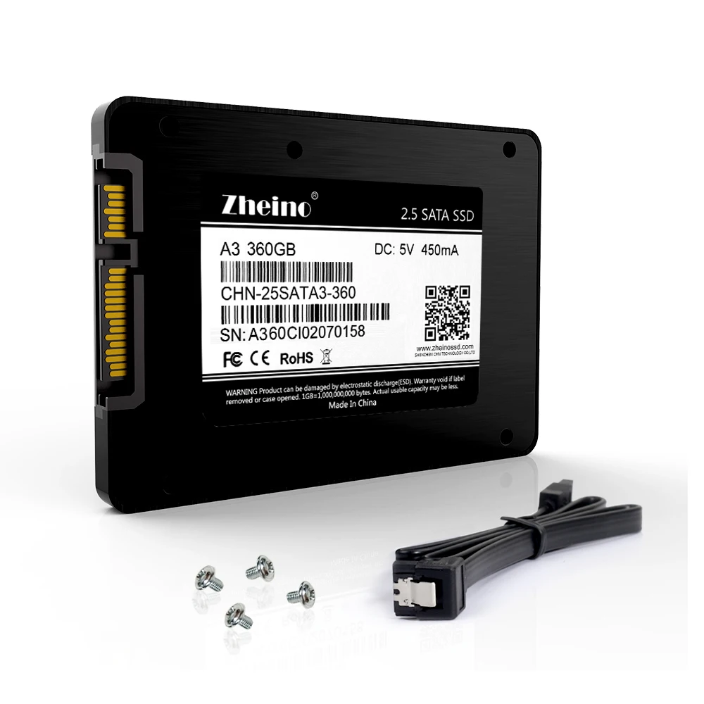 Zheino 2,5 ''SSD 120 ГБ 240 ГБ 128 ГБ 256 ГБ 512 Гб SATA3 SSD 2,5 Внутренний твердотельный накопитель для рабочего стола