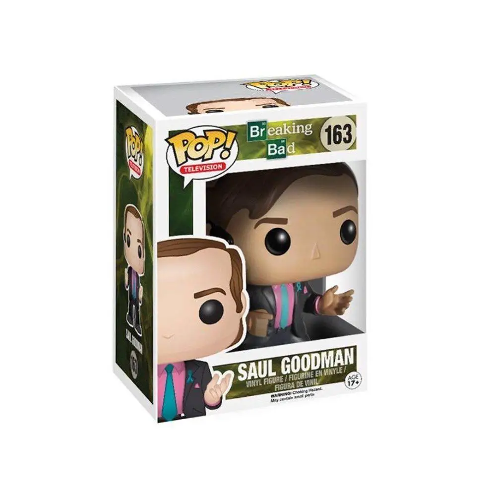 Funko POP Breaking Bad HEISENBERG SAUL GOODMAN виниловые фигурки brinquedos Коллекция Модель игрушки - Цвет: 163