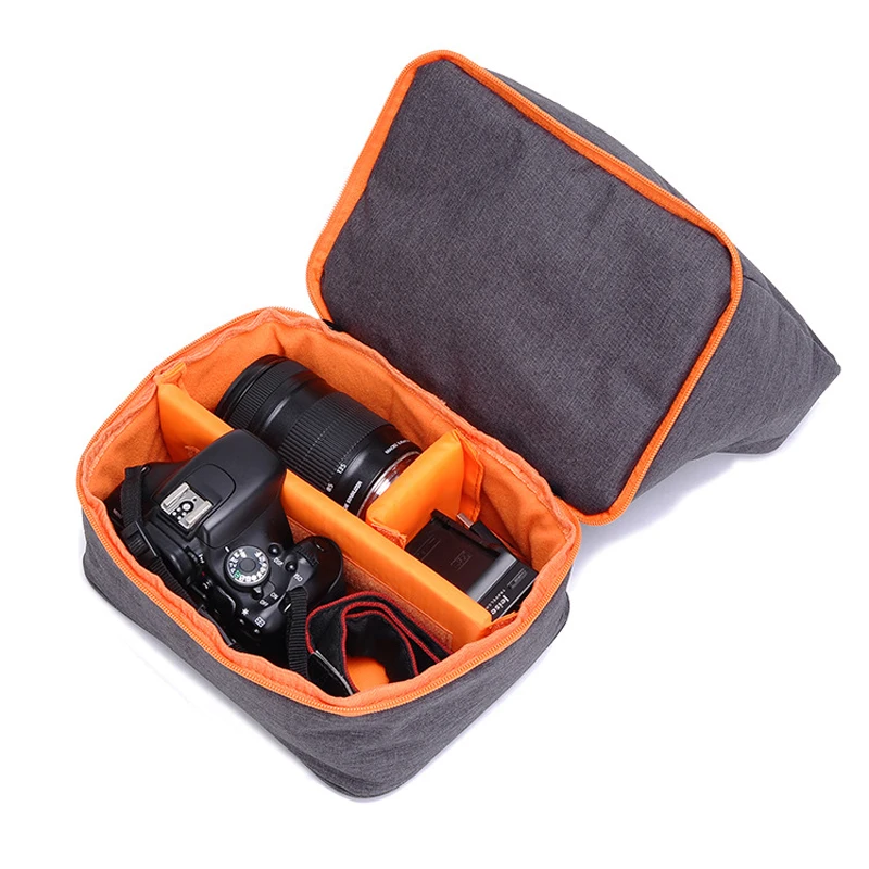 Custodia Leggera Per Fotocamera Canon EOS 700D 650D 600D 250D 200D 100D - Borsa In Nylon Con Tracolla - Protezione Antiurto - 6