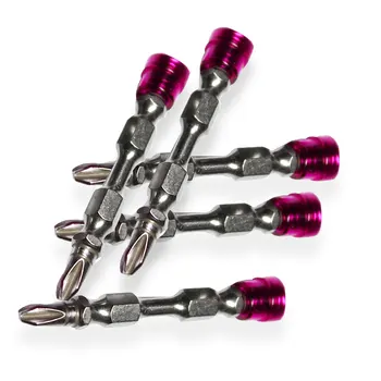 

5PCS 65mm Plasterboard Drywall Screwdriver Bits 1/4" Hex Shank Magnetic Screwdriver Bit Ph2 Phillips Screw Drive Tools