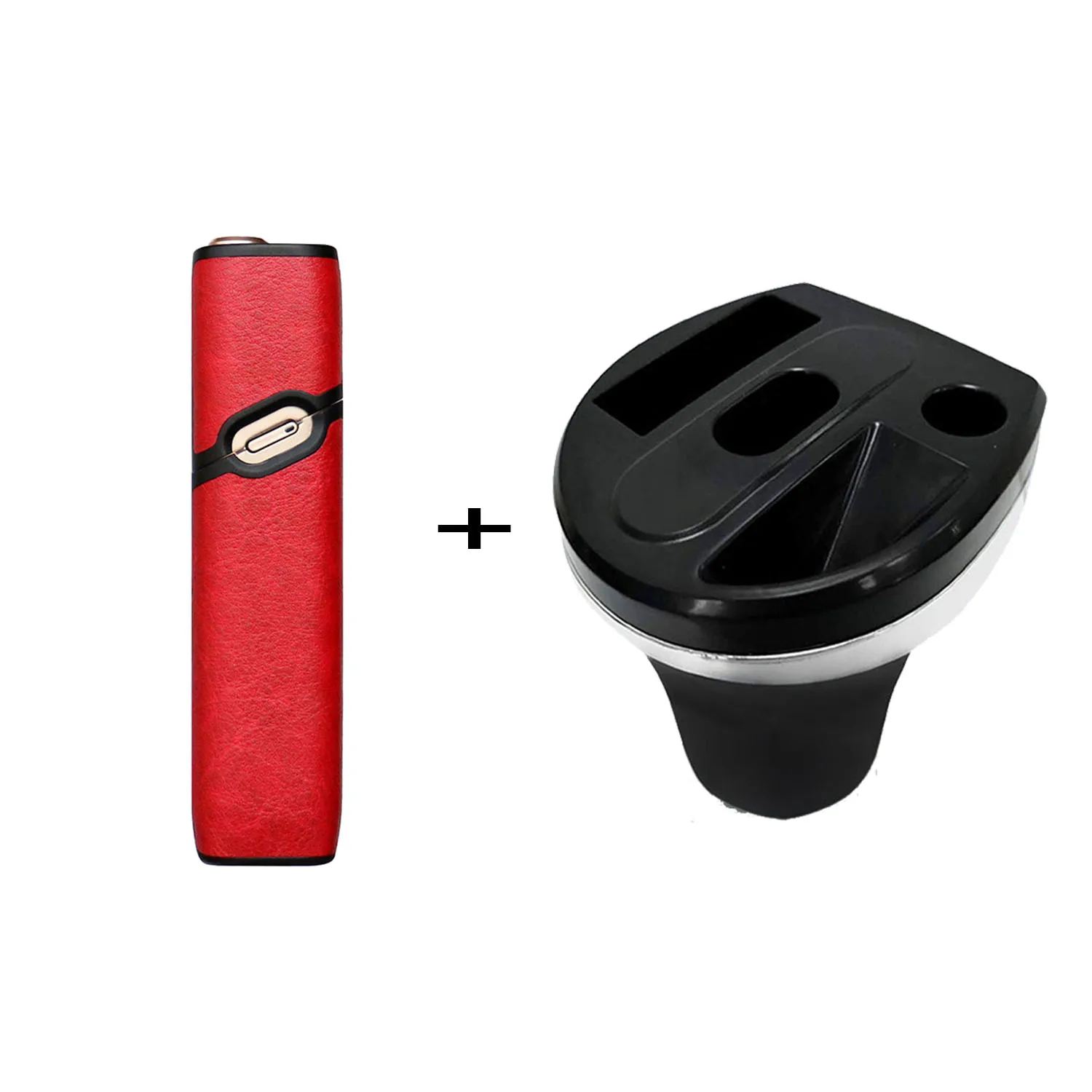 

JINXINGCHENG 4 Colors Car Charger for iqos 3 Multi and Leather Case for iqos Multi 3.0 Cases Cover Pouch Bag Holder Box