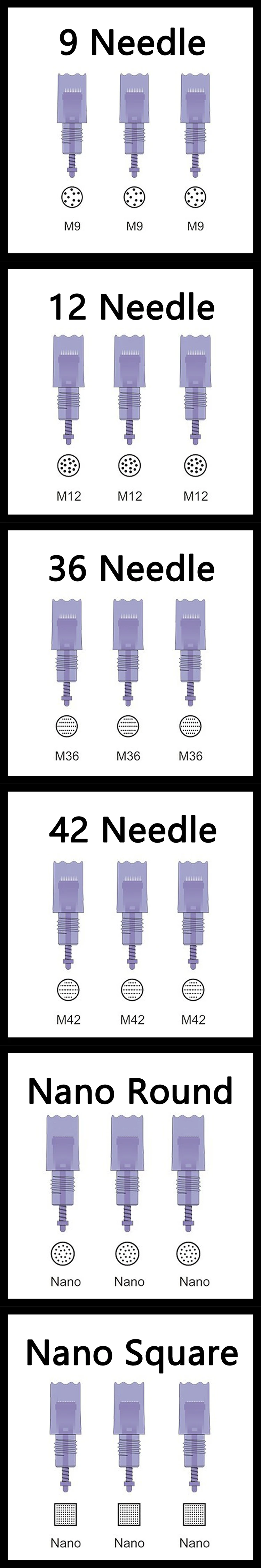 For 10pcslot Artmex MTs eyebrow tattoo needle replacement spare parts tattoo needle -4