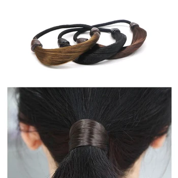 

1Pcs Elastic Headbands Braiders For Women Hair Rope Hairband Synthetic Wig Hair Bands Rubber Band Hair Ties Accessories