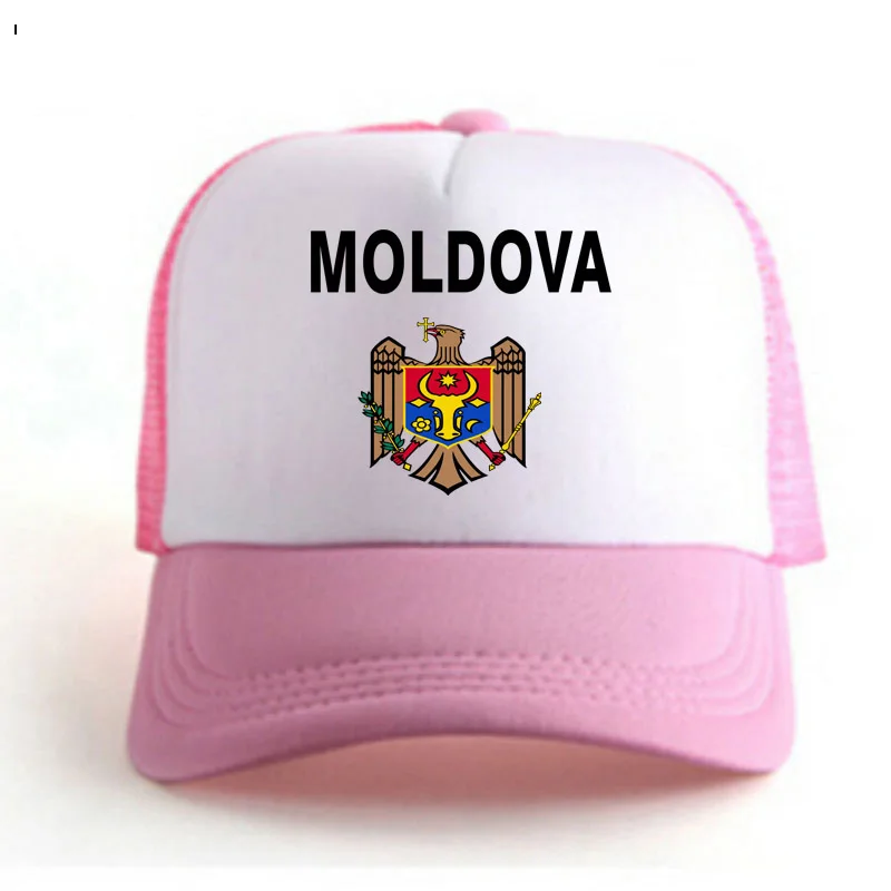 Молдавия мужской Молодежный diy бесплатный индивидуальный номер mda Повседневная шляпа Национальный флаг md Национальный колледж бейсбольная кепка для мальчика - Цвет: 1002