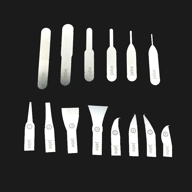 

New Metal IC Chip Repair Tools thin blade PCB CUP remover knife curved for iphone computer pc mainboard repairing