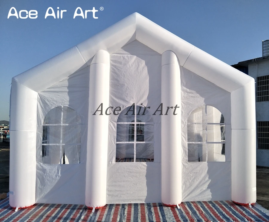 Дешевый Популярный белый большой надувной Свадебный дом/надувной свадебный шатер Сделано в Китае