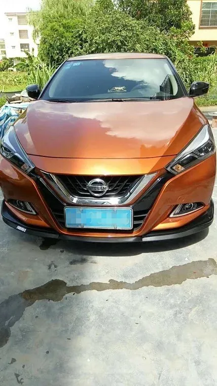 Автомобильный Стайлинг передние бамперы спойлер наклейка для Nissan 370Z Altima Fuga GT R A36