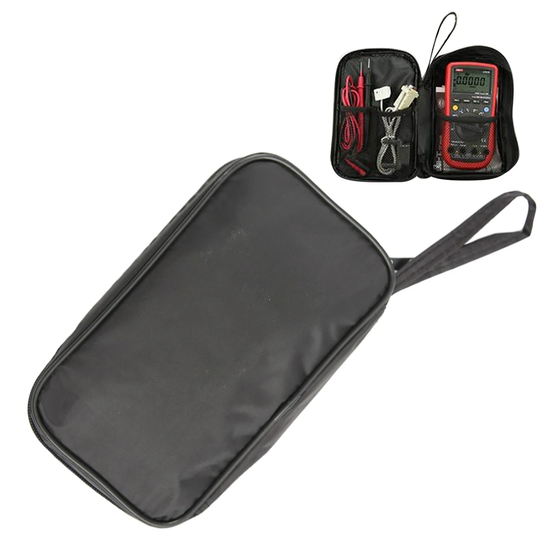 

20*12*4cm Black Waterproof Tools Bag case for UT61 Series Digital Multimeter Cloth DurableCanvas Bag