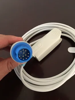 

5PCS/LOT Compatible New Reusable HP adult finger clip spo2 sensor 12pin 78352A/C M1205A with CE approved 3M