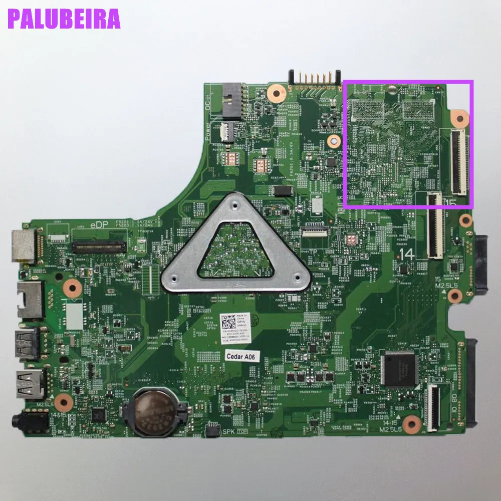 

PALUBEIRA High quality For Inspiron 3541 3441 3442 3542 Laptop motherboard CN-0HMH2G 0HMH2G HMH2G 13283-1 100% full Tested