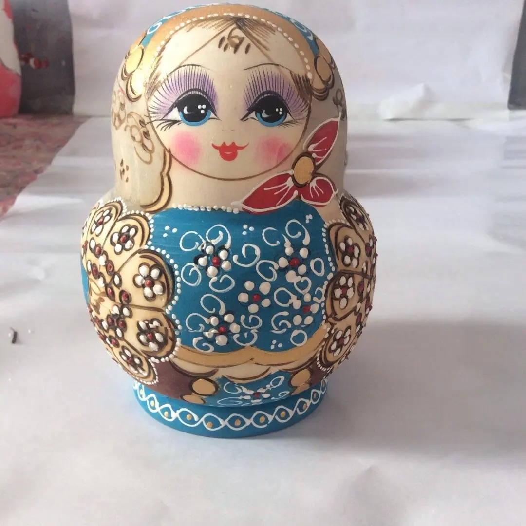 10 слоев 15 см русские куклы деревянные ручной работы Матрешка для домашнего