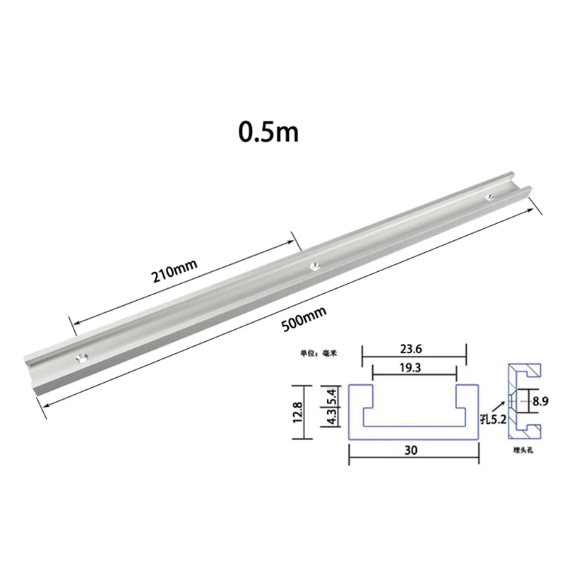 Алюминиевый сплав Т-треки слот Торцовочная дорожка и Торцовочная планка слайдер Настольная пила Торцовочная штанга Деревообрабатывающие инструменты DIY