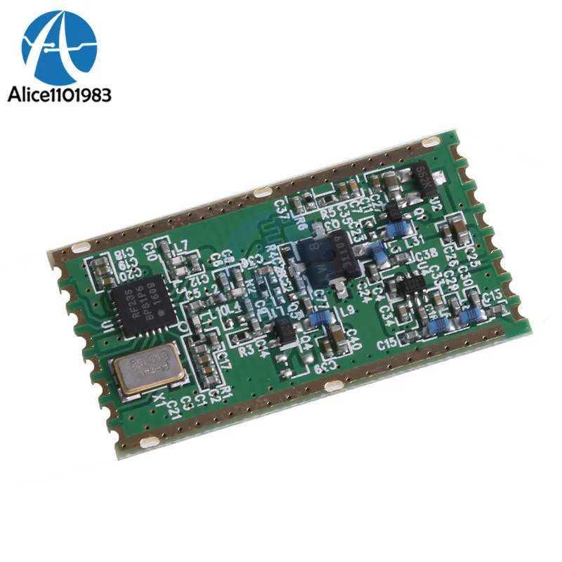 

RFM23BP Wireless ISM Transceivers Module 433Mhz 1W High Power RF Remote Control Controller FSK Wireless Diy Electronic PCB Board