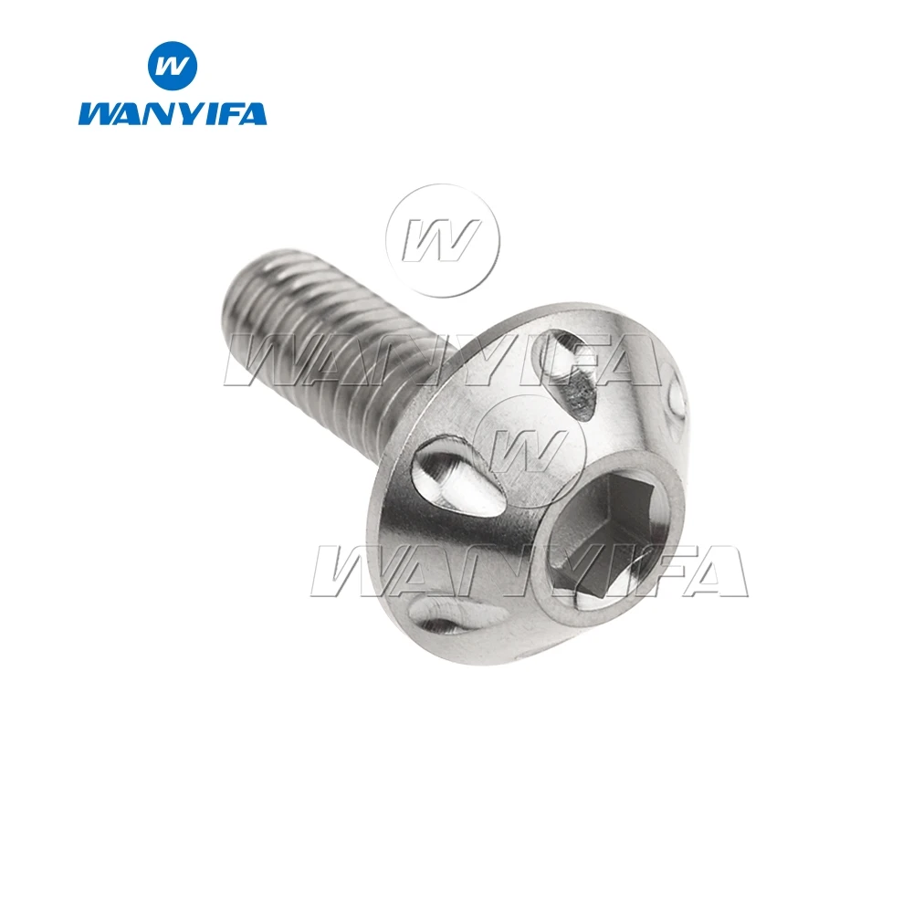 Титановый "Wanyifa" Болт M6x18mm зонтик голова пробивая винт для мотоцикла оболочки