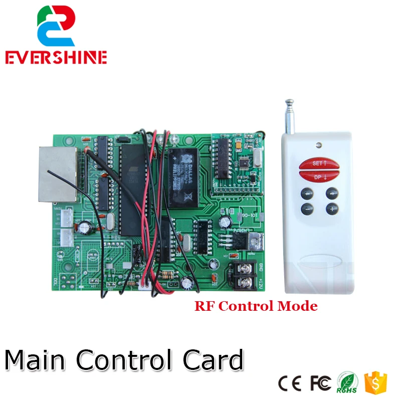 LED Digital Number RF Control Main Control Card 12V Gas/Oil Price LED Sign Use For All Size Led Digital Number For Gas Station