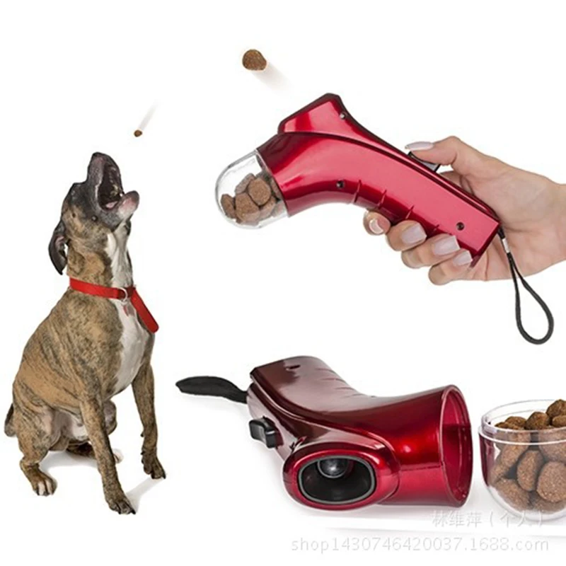 

Pet Food Transmitter Dog Toy Catapult Games Training Outdoor Reward Interactive Toy For Dog Training 10Q