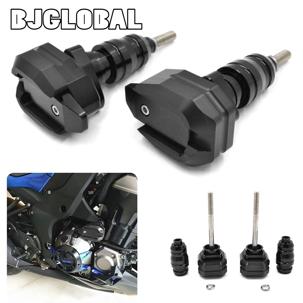 

BJGLOBAL CNC Aluminum Frame Sliders Crash Protector Left and Right For Yamaha MT09 FZ09 2013-2017 Motorcycle