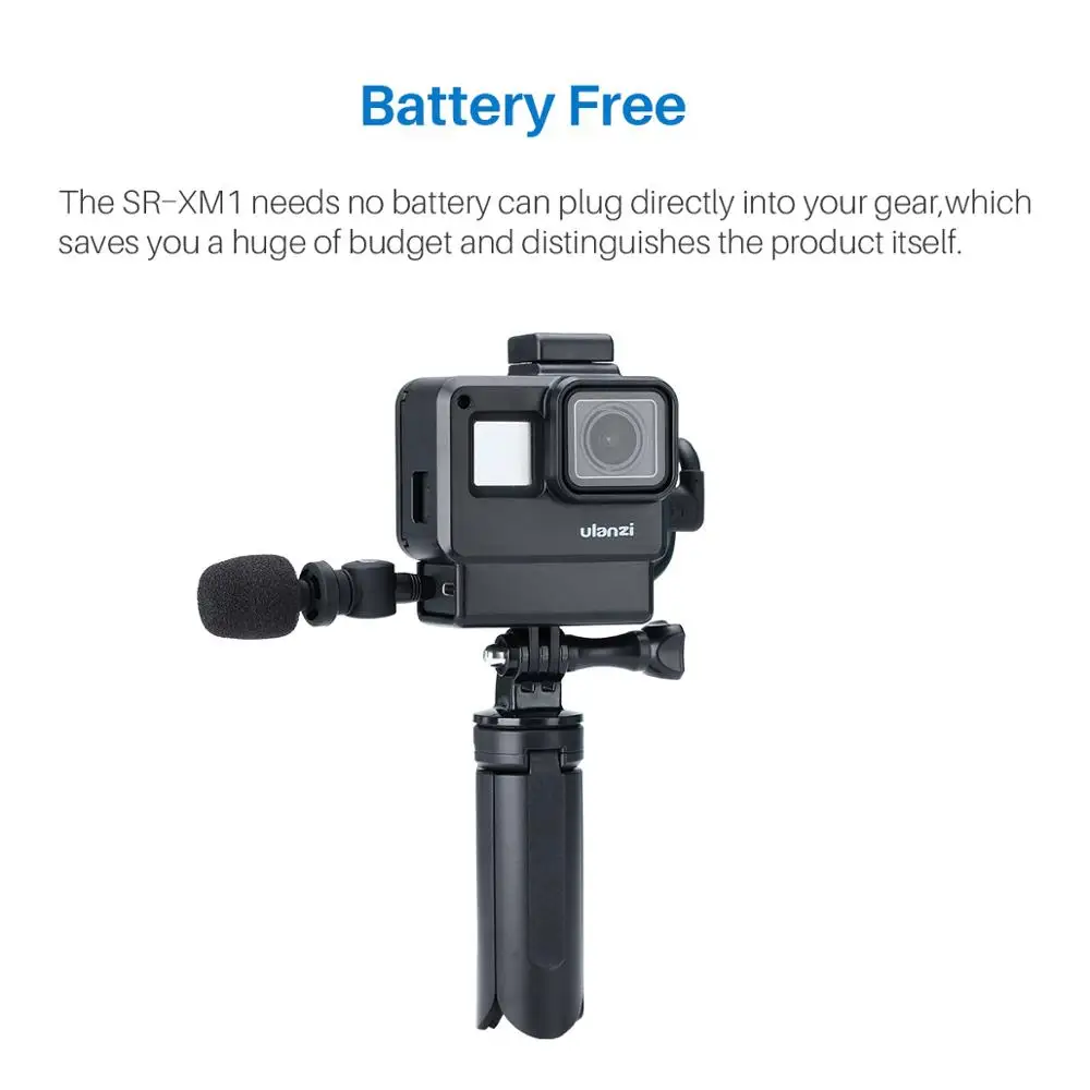 Saramonic SR XM1 беспроводной конденсаторный интервью с микрофоном Vlog микрофон для GoPro
