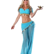 Классические женские платья для танца живота, сексуальные синие Прозрачные Индийские арабские косплей костюмы для танцев, одежда для выступлений