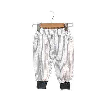 

1 2 3 4 5 6 Years Toddler Boys Loose Striped Casual Pants Baby Boys Elastic Waist Harem Pants Sport Children Clothes Autumn 2019