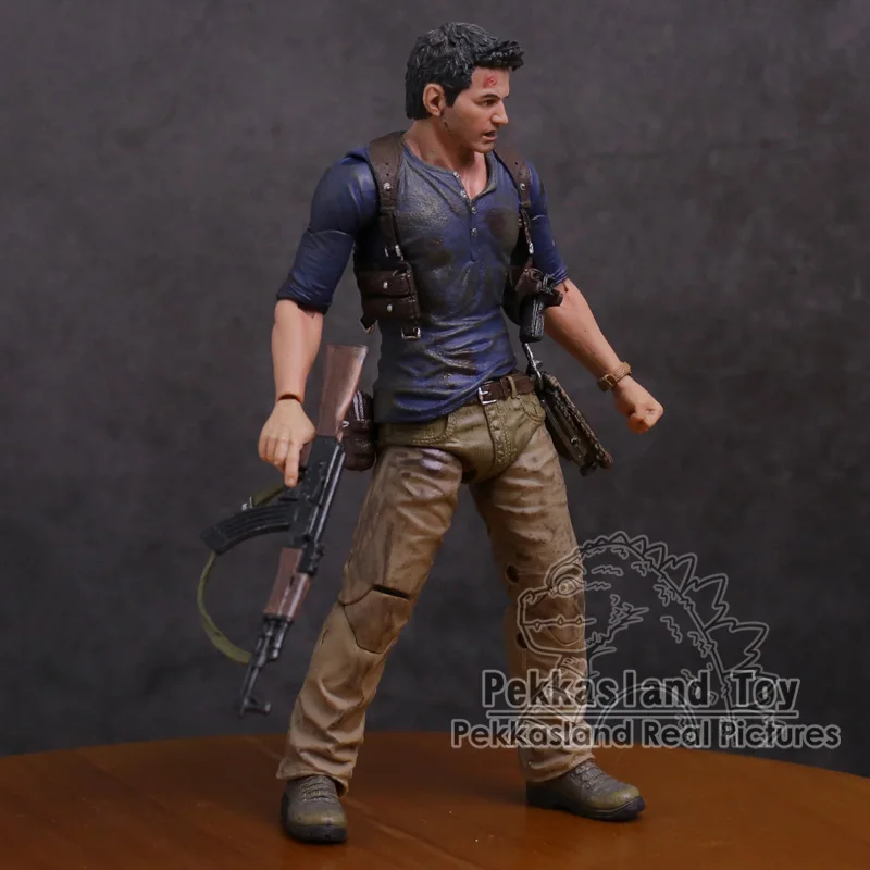 NECA Uncharted 4 конец вора Натан Дрейк Ultimate Edition ПВХ фигурка Коллекционная модель игрушки 18 см