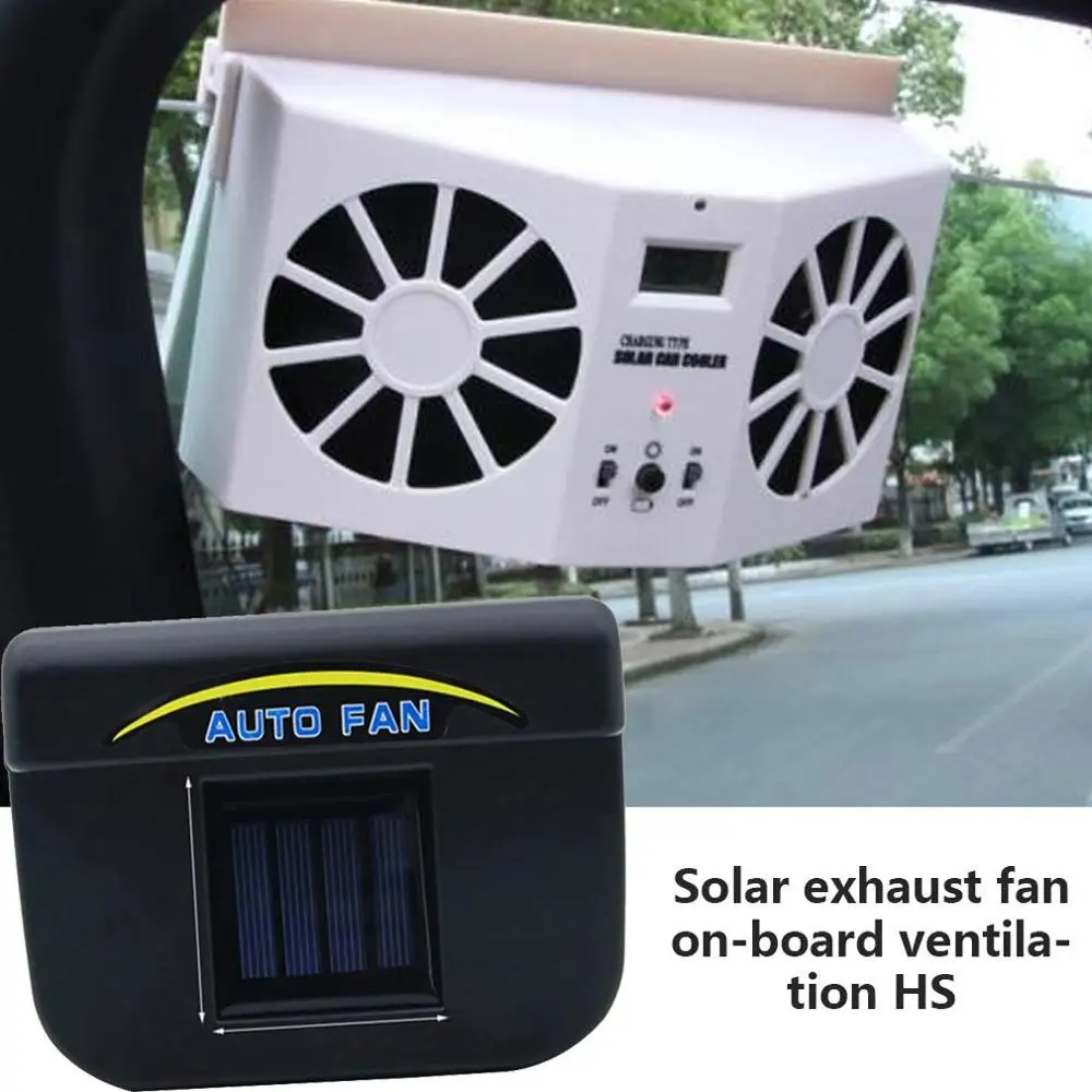 Солнечный вытяжной вентилятор автомобильный вытяжной вентилятор маленький Радиатор Автомобильный практичный охлаждающий артефакт