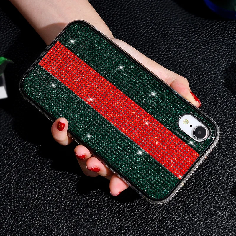 

Luxury Glitter Diamond Phone Case For iPhone 7 8 6 S Plus X XR XS MAX