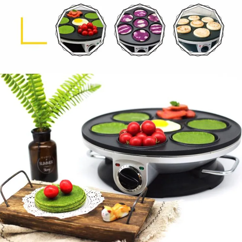 

Multifunctional Non-stick Plate 220V Electric Pancake Machine Crepe Maker High Quality Breakfast Maker Machine EU/AU/UK