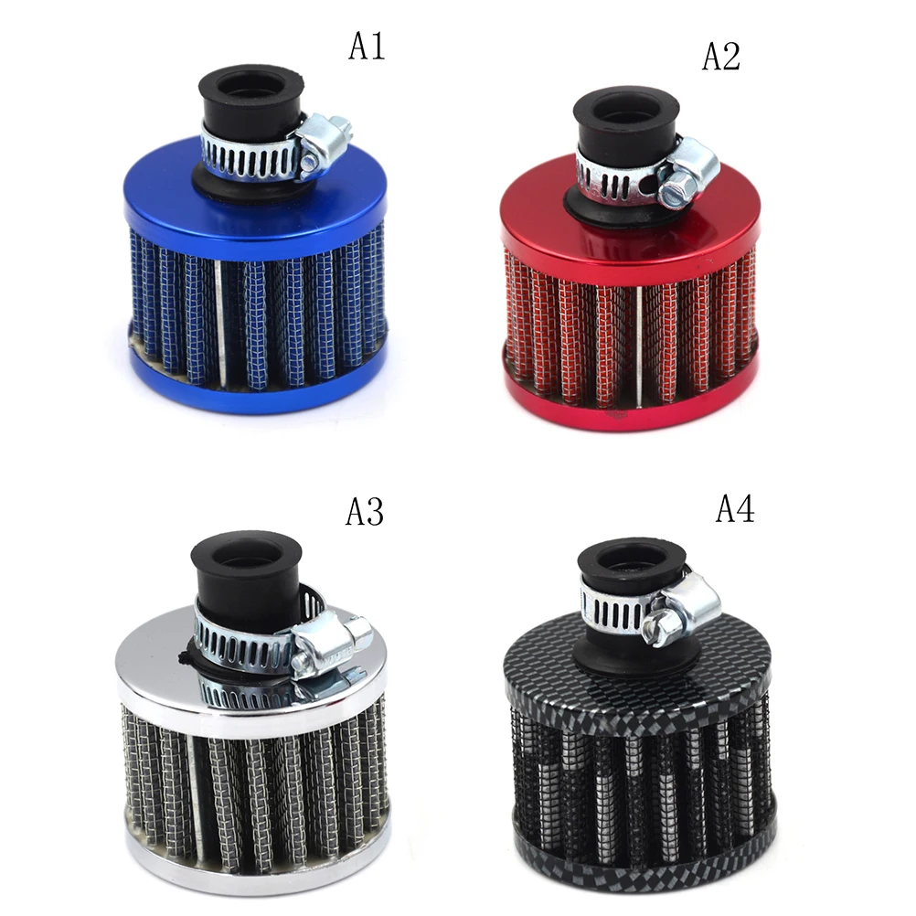 1PCS Universal 12mm Air Filter Motor Oil Cold Air Intakes For Cars Filter Kit Crank Case Vent Cover Breather High Quality