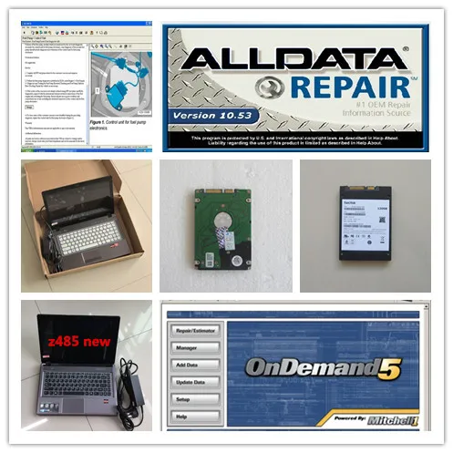 alldata software all data v10 53 and mitchell on demand 5 hdd 1tb 2in1 with font