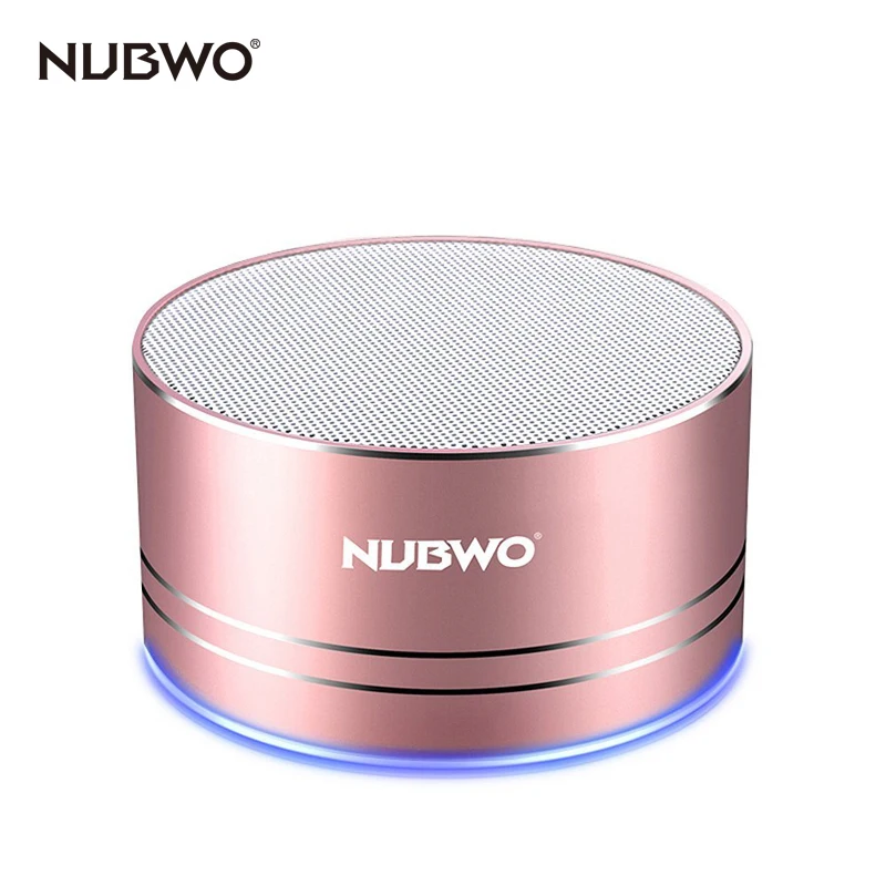 NUBWO Portable Bluetooth Speaker with Mic/Speakerphone,AUX Line,Memory Card Playback Smartphones for Apple/Android Phone