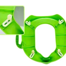 Зеленый цвет регулируемый вращающийся детский Туалет сиденья зеленый цвет 16 стиль очень безопасный Минимальный заказ 5 шт./лот