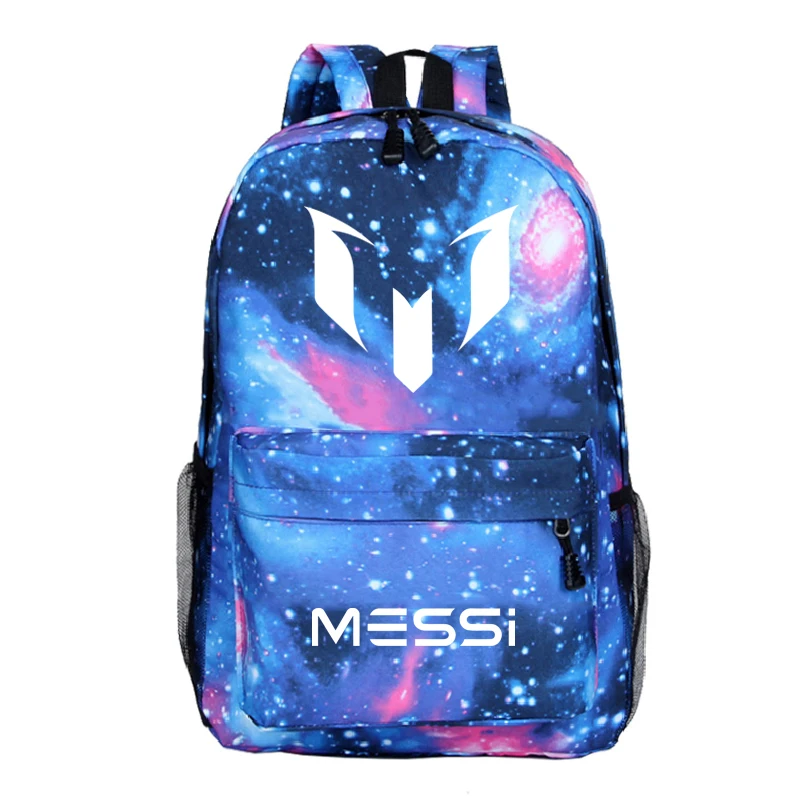 Красивый рюкзак Месси с новым рисунком для ноутбука Mochila, модный мужской женский рюкзак для мальчиков и девочек, Мужская Женская дорожная сумка для ноутбука - Цвет: 25