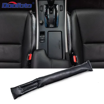 

Doofoto Auto Interior Accessories Carbon Fiber Car Seat Gap Leakproof Strip for Renault Mercedes Benz 1Piece No Logo Car Styling